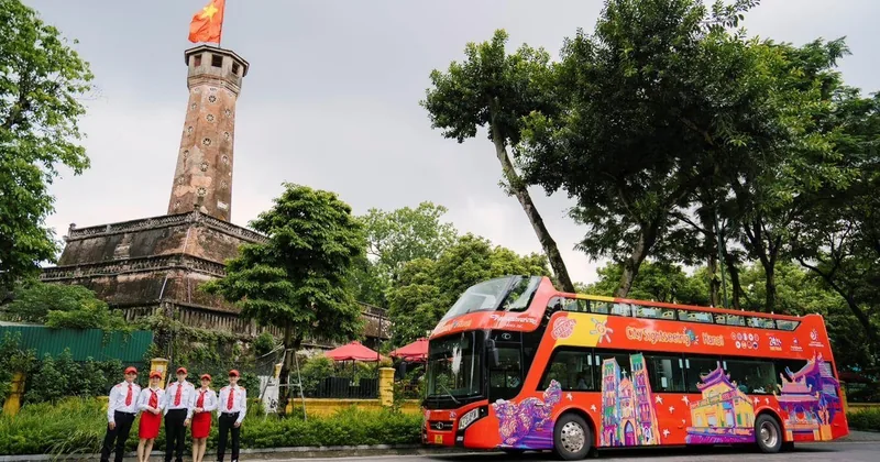 Vé xe buýt hai tầng hop-on hop-off Hà Nội